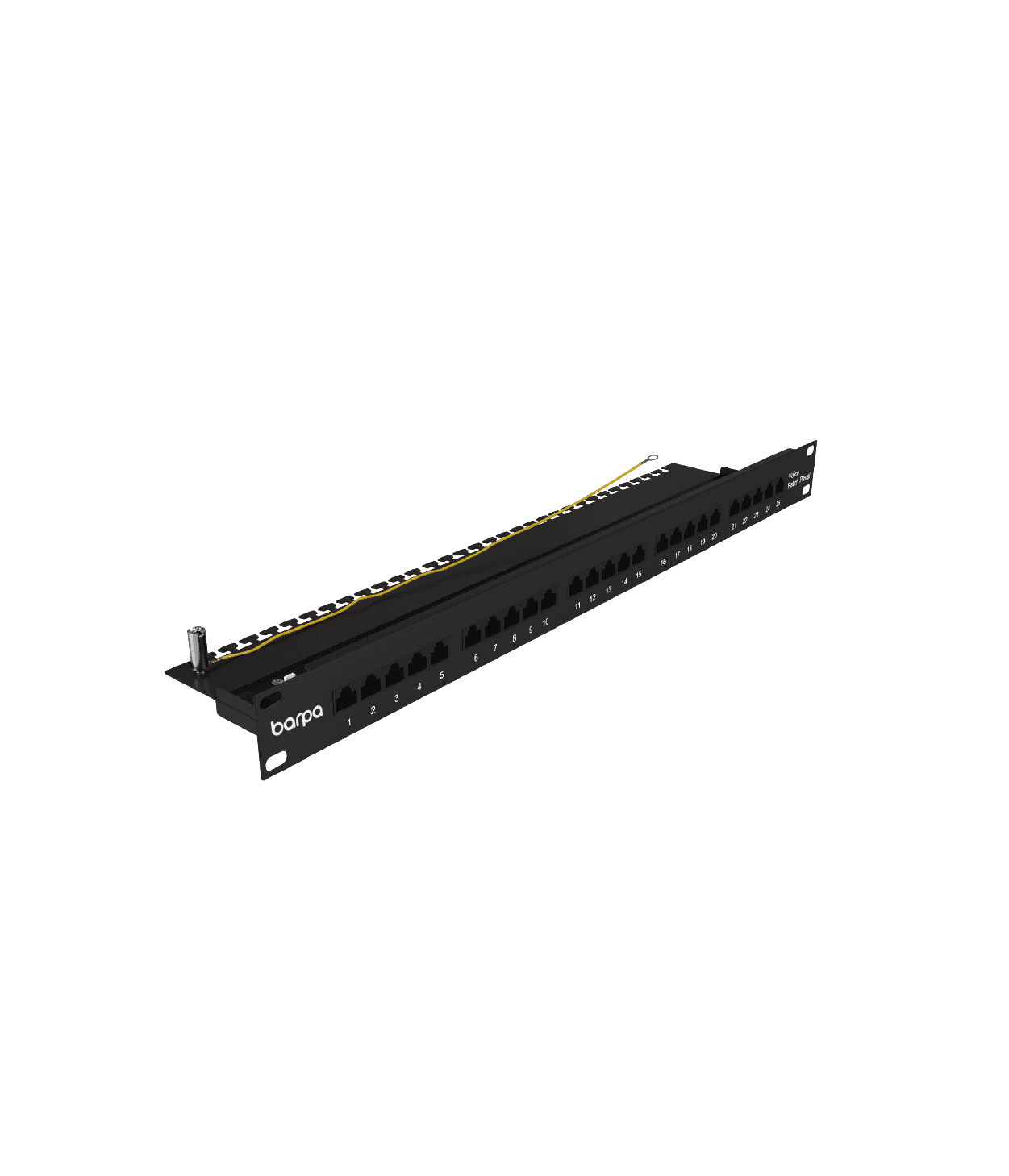 Patch Panel – Voz Cat.3 – 25/50 Portas – 1U